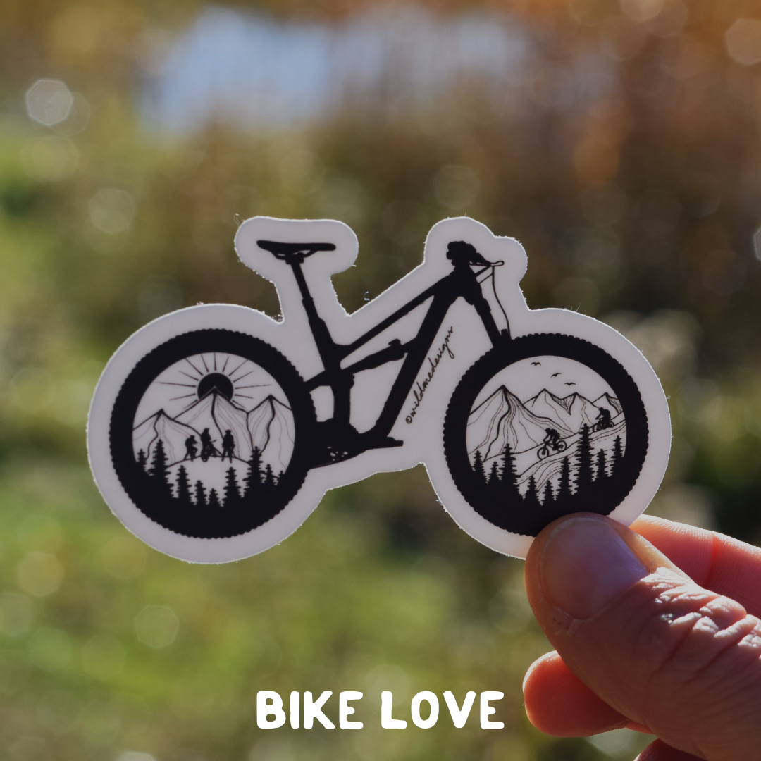 BIKE LOVE Vinyl Sticker