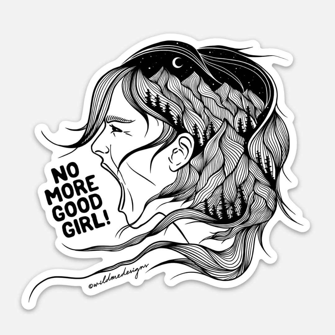 NO MORE GOOD GIRL Vinyl Sticker