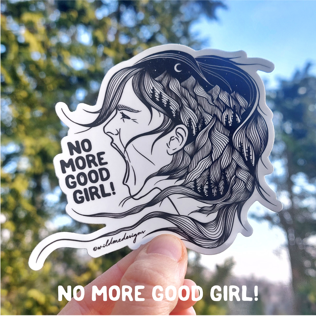 NO MORE GOOD GIRL Vinyl Sticker