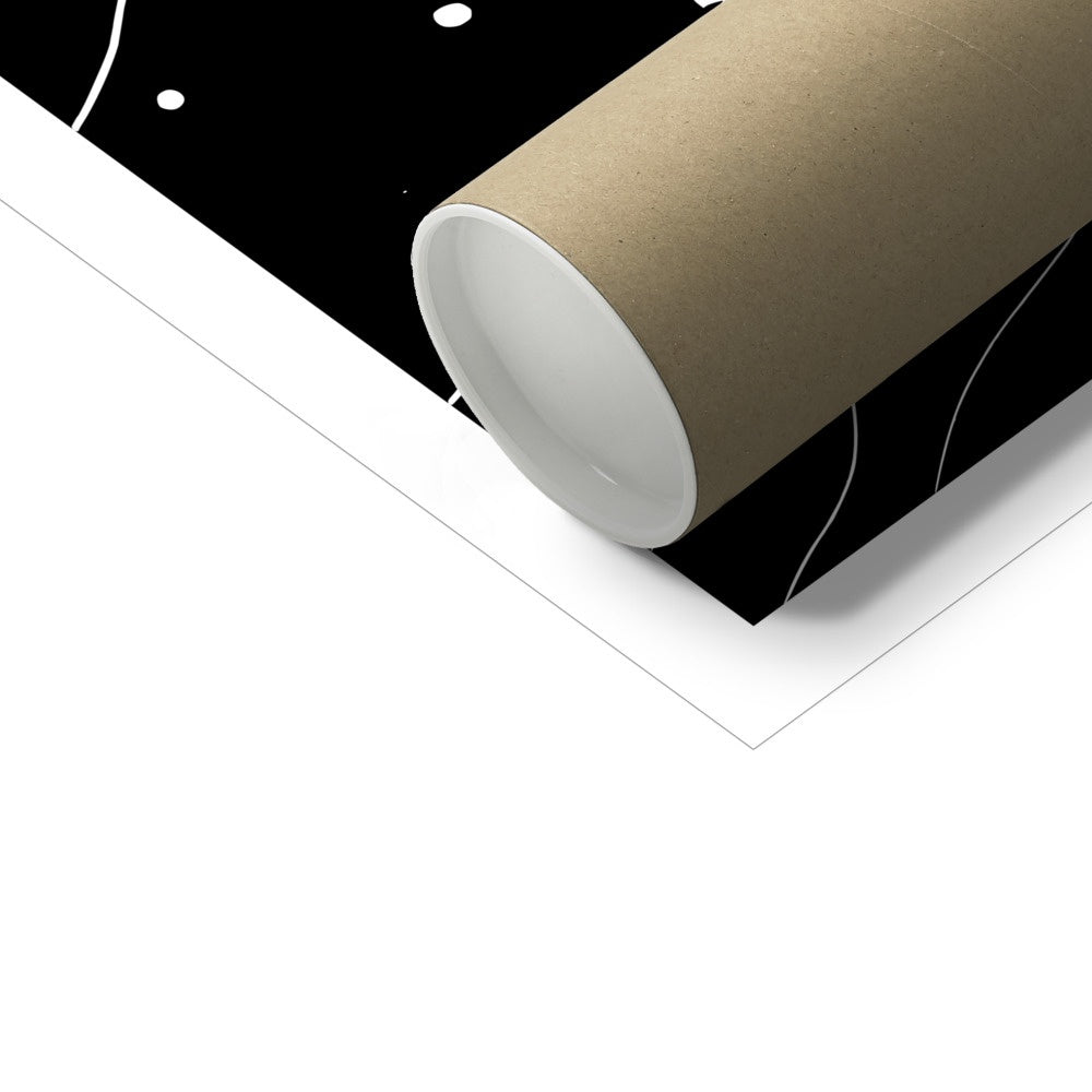 Ready for Winter? Art Print - Black edition