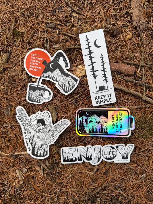 Vinyl Stickers 5-Pack IV.