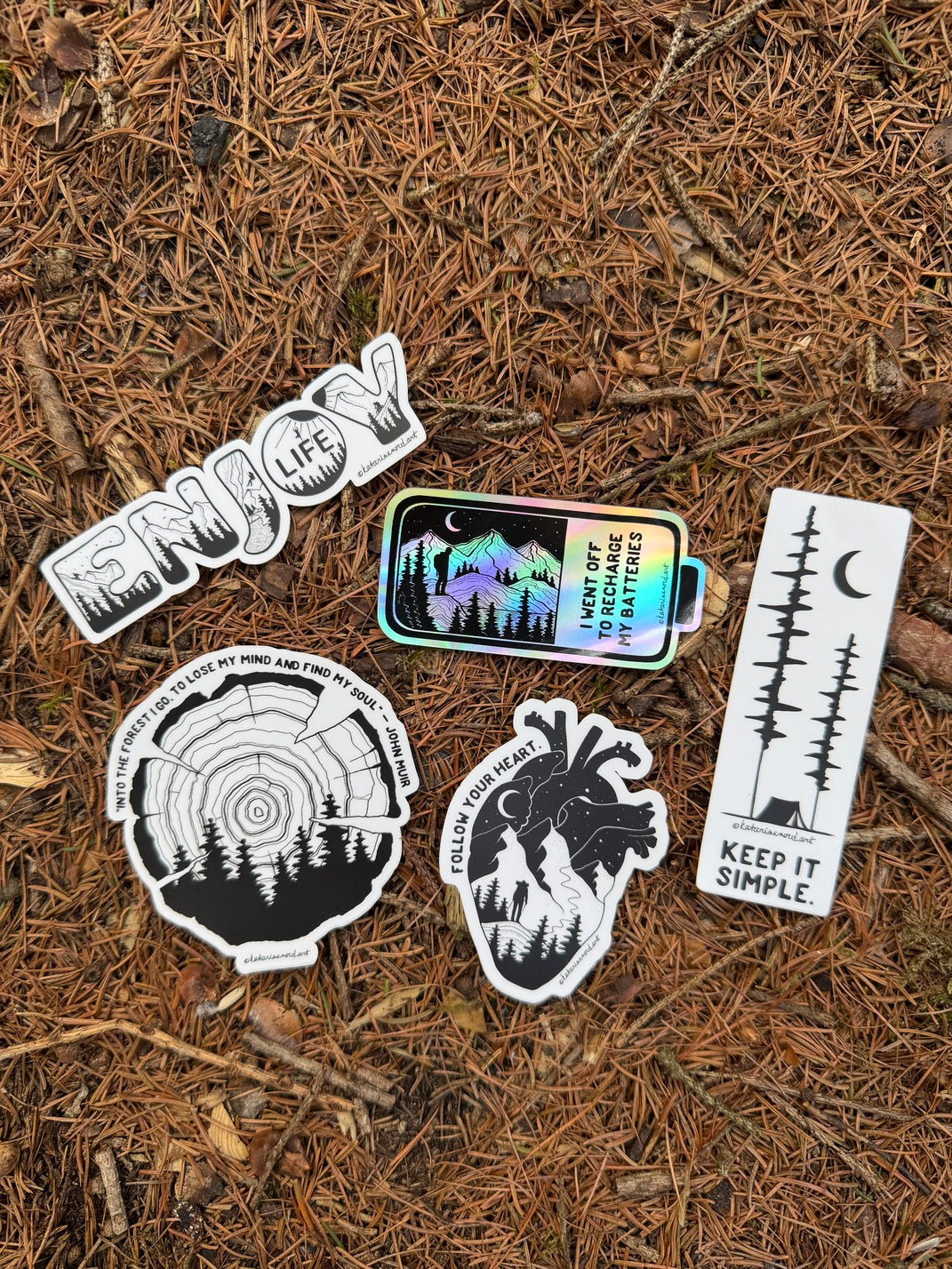Vinyl Stickers 5-Pack IX.