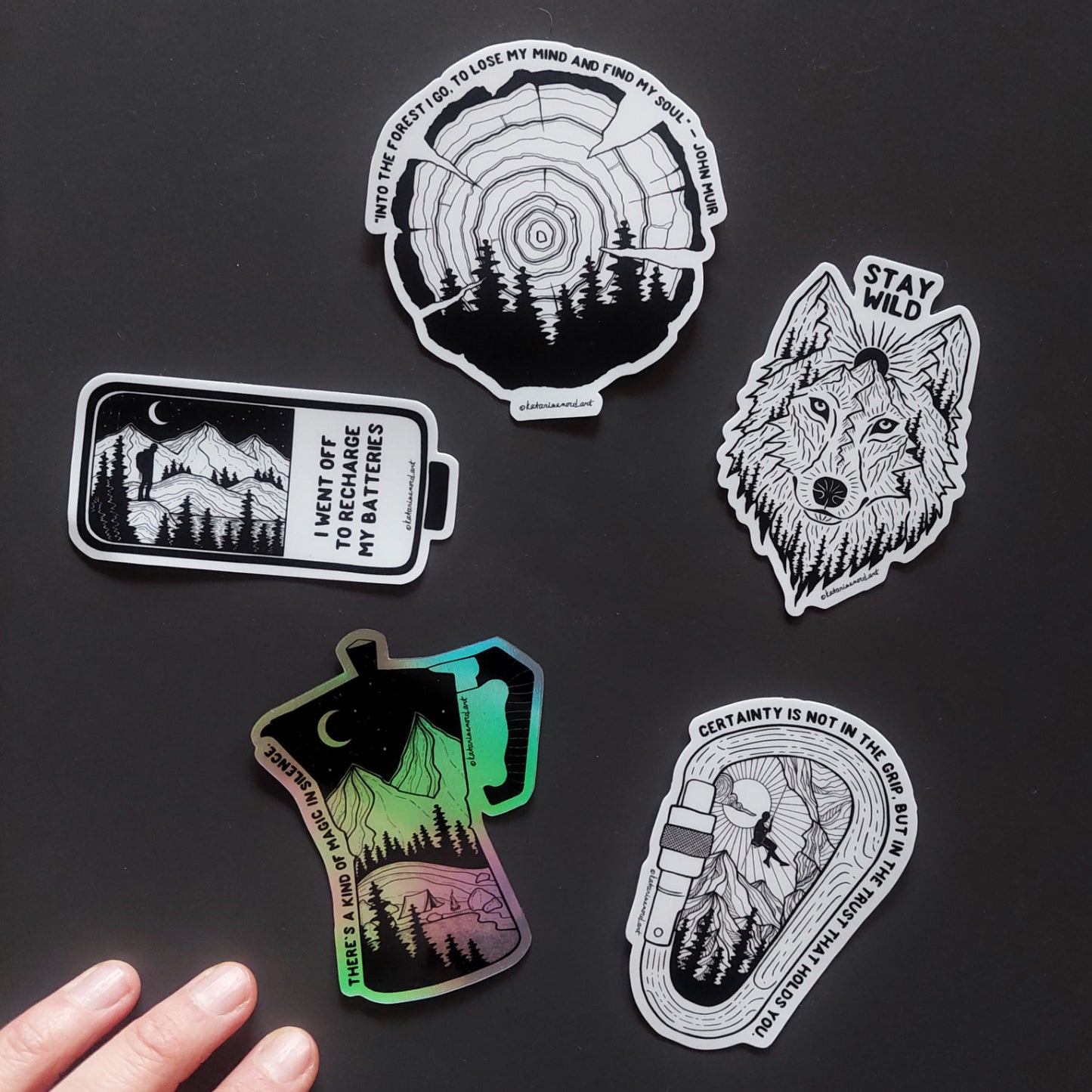Vinyl Stickers 5-Pack II.